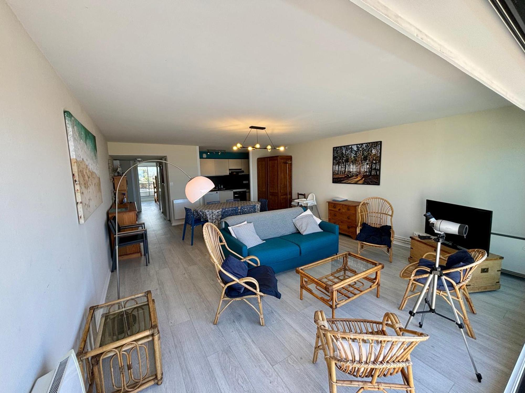Appt traversant vu Mer et Dunes avec Garage Le Touquet-Paris-Plage Extérieur photo