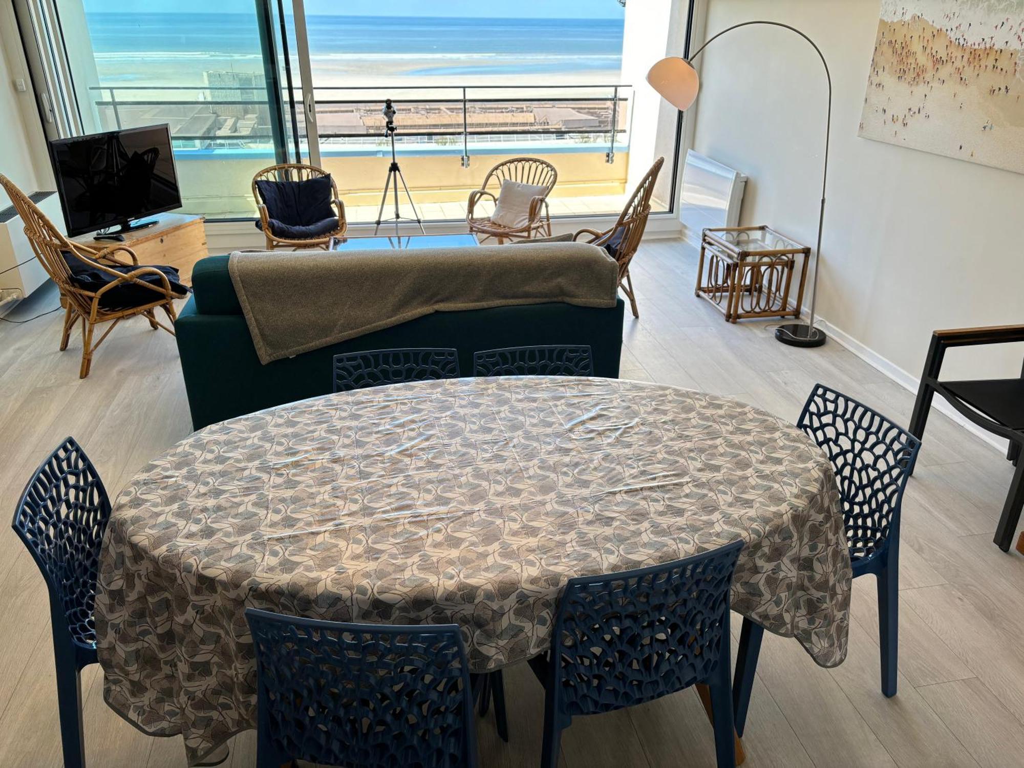 Appt traversant vu Mer et Dunes avec Garage Le Touquet-Paris-Plage Extérieur photo