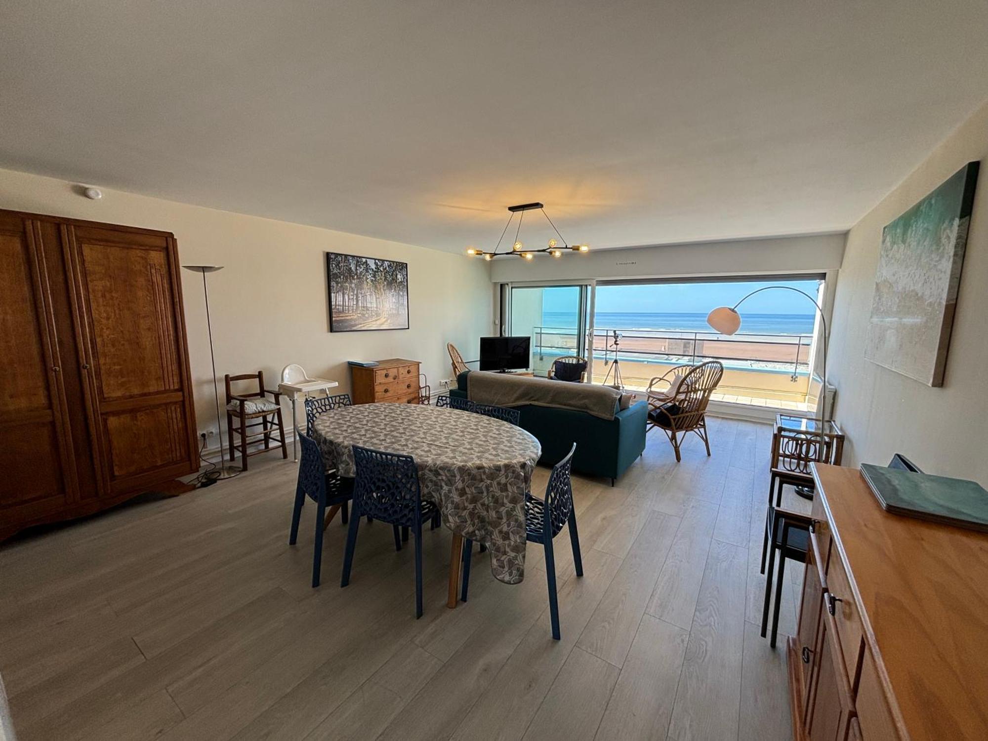 Appt traversant vu Mer et Dunes avec Garage Le Touquet-Paris-Plage Extérieur photo